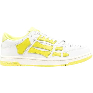 AMIRI �A�~�� �����Y �X�j�[�J�[ �yAMIRI Skel Top Low White Fluorescent Yellow�z �T�C�Y US_11(29.0cm) White/Fluorescent Yellow