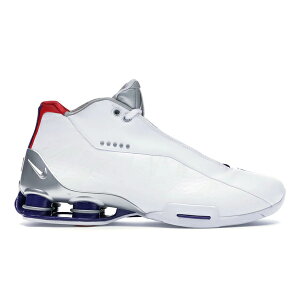 Nike �i�C�L �����Y �X�j�[�J�[ �yNike Shox BB4 Toronto Raptors�z �T�C�Y US_6(24.0cm) White/Metallic Silver-Court Purple