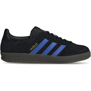 adidas �A�f�B�_�X �����Y �X�j�[�J�[ �yadidas Gazelle Indoor Core Black Blue�z �T�C�Y US_M_4 Core Black/Blue/Gum