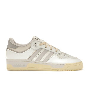 adidas �A�f�B�_�X �����Y �X�j�[�J�[ �yadidas Rivalry Low 86 Core White Grey�z �T�C�Y US_M_4 Core White/Grey One/Off White