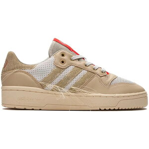 adidas �A�f�B�_�X �����Y �X�j�[�J�[ �yadidas Rivalry Low Consortium Cup Extra Butter�z �T�C�Y US_12.5(30.5cm) Talc/Talc/Footwear White