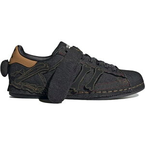adidas �A�f�B�_�X �����Y �X�j�[�J�[ �yadidas Superstar Melting Sadness Halloween�z �T�C�Y US_6.5(24.5cm) Core Black/Brown/Core Black