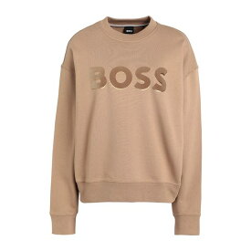 【送料無料】 ボス レディース パーカー・スウェットシャツ アウター Sweatshirts Camel