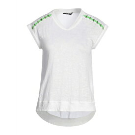 【送料無料】 ピンコ レディース Tシャツ トップス T-shirts Off white