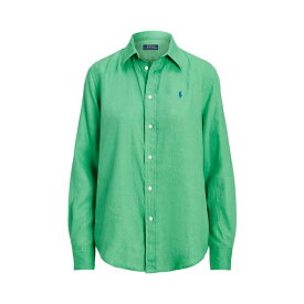 【送料無料】 ラルフローレン レディース シャツ トップス Shirts Green