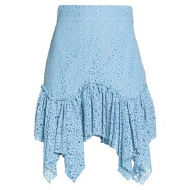 【送料無料】 アーメン レディース スカート ボトムス Mini skirts Sky blue