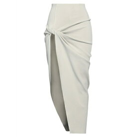 【送料無料】 リックオウエンス レディース スカート ボトムス Maxi skirts Light grey