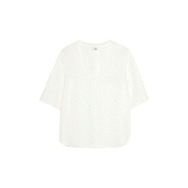 【送料無料】 アイリス＆インク レディース Tシャツ トップス T-shirts White