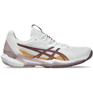ASICS AVbNX fB[X Xj[J[ yASICS Solution Speed FF 3 White Dusty Mauve (Women's)z TCY US_6(23.0cm) White/Dusty Mauve