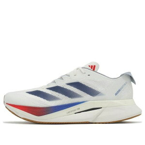 adidas AfB_X Y Xj[J[ yadidas Adizero Boston 12 'White Dark Blue Pure Ruby' JI4476z TCY US_8.5(26.5cm)