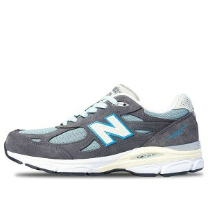 New Balance �j���[�o�����X �����Y �X�j�[�J�[ �yNew Balance x Kith 990v3 Made in USA 'Steel Blue' M990KS3�z �T�C�Y US_7.5(25.5cm)