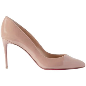 Christian Louboutin クリスチャン ルブタン メンズ スニーカー 【Christian Louboutin Pigalle 85mm Pump】 サイズ EU_36.5 Nude Patent Leather