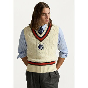 t[ Y jbg&Z[^[ AE^[ WOOL-BLEND CRICKET SWEATER VEST - Jumper - cream