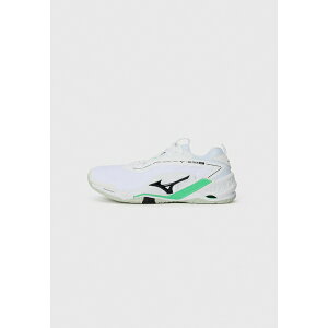 �~�Y�m �����Y �t�B�b�g�l�X �X�|�[�c WAVE STEALTH NEO 2 - Handball shoes - white/black/frozen emerald