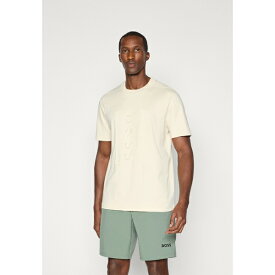 ボス メンズ Tシャツ トップス TEE ICONIC - Print T-shirt - open white