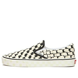 Vans �o���Y �����Y �X�j�[�J�[ �yVans Classic Slip-On 'Checkerboard - UV Ink' VN0A33TB45R�z �T�C�Y US_M_4.5