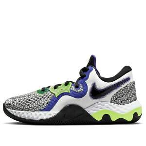Nike �i�C�L �����Y �X�j�[�J�[ �yNike Renew Elevate 2 'White Volt Indigo' CW3406-101�z �T�C�Y US_7.5(25.5cm)