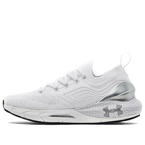 Under Armour A_[A[}[ Y Xj[J[ yUnder Armour HOVR Phantom 2 INKNT MTL 'White Silver' 3025353-101z TCY US_11(29.0cm)