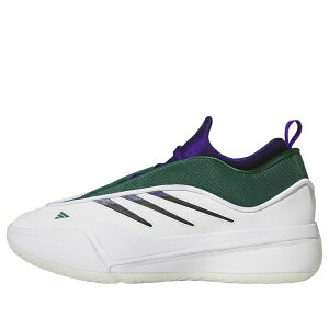 adidas �A�f�B�_�X �����Y �X�j�[�J�[ �yadidas Dame 9 'White Collegiate Green' IG6603�z �T�C�Y US_7(25.0cm)