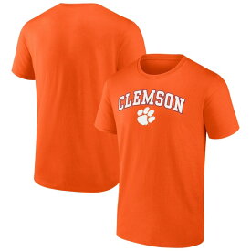 ファナティクス メンズ Tシャツ トップス Clemson Tigers Fanatics Branded Campus TShirt Orange