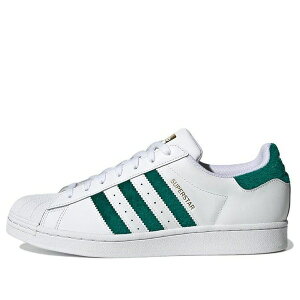 adidas �A�f�B�_�X �����Y �X�j�[�J�[ �yadidas Superstar 'Chenille Stripes Cloud White Green' H00190�z �T�C�Y US_8(26.0cm)