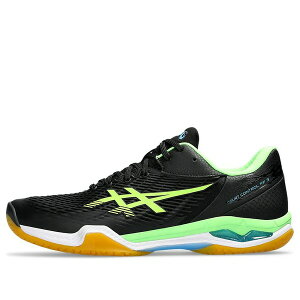 ASICS �A�V�b�N�X �����Y �X�j�[�J�[ �yASICS Court Control FF 3 'Black Lime Burst' 1071A087-001�z �T�C�Y US_9.5(27.5cm)