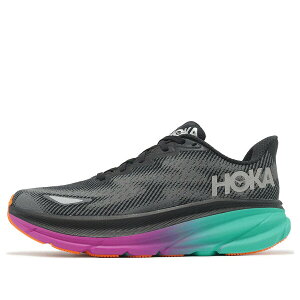HOKA ONE ONE �z�J�I�l�I�l �����Y �X�j�[�J�[ �yHOKA ONE ONE Clifton 9 Gore-Tex 'Black Electric Aqua' 1141470F-BCQ�z �T�C�Y US_12(30.0cm)