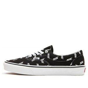 Vans �o���Y �����Y �X�j�[�J�[ �yVans Era 'Allover Logo - Black White' VN0A54F1QW7�z �T�C�Y US_9(27.0cm)