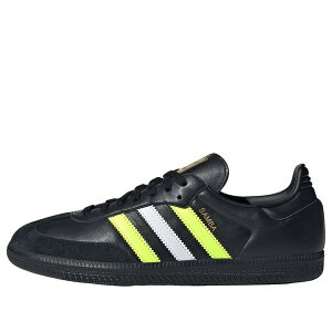 adidas �A�f�B�_�X �����Y �X�j�[�J�[ �yadidas Samba OG 'Core Black Solar Yellow' ID1380�z �T�C�Y US_8(26.0cm)