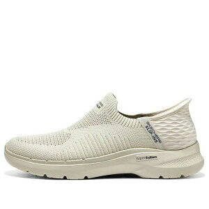 Skechers �X�P�b�`���[�Y �����Y �X�j�[�J�[ �ySkechers Go Walk 6 'Beige' 894235-NAT�z �T�C�Y US_8.5(26.5cm)