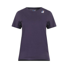【送料無料】 ケイウェイ レディース Tシャツ トップス T-shirts Dark purple