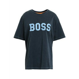【送料無料】 ボス レディース カットソー トップス T-shirts Navy blue