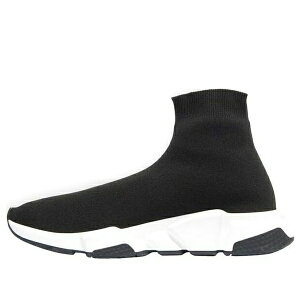 Balenciaga �o�����V�A�K �����Y �X�j�[�J�[ �yBalenciaga Speed 1.0 Recycled Knit Graffiti Sneakers 'Black' 645334W2DB71015�z �T�C�Y US_6(24.0cm)