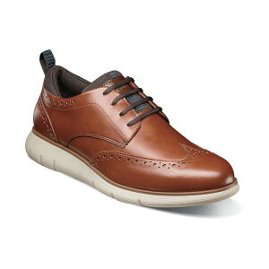 mubV Y hXV[Y V[Y Men's Stance Wingtip Casual Oxford Shoes Cognac Multi