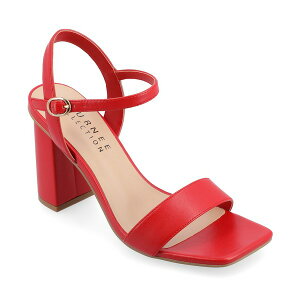 �W���[�j�[�R���N�V���� ���f�B�[�X �T���_�� �V���[�Y Women's Tivona Square Toe Sandals Red