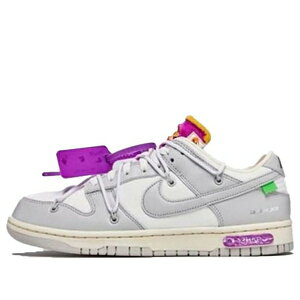 Nike �i�C�L �����Y �X�j�[�J�[ �yNike x Off-White Dunk Low 'Lot 03 of 50' DM1602-118�z �T�C�Y US_M_4.5