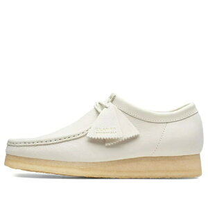Clarks �N���[�N�X �����Y �X�j�[�J�[ �yClarks Wallabee 'Off White Nubuck' 26166299�z �T�C�Y US_8(26.0cm)