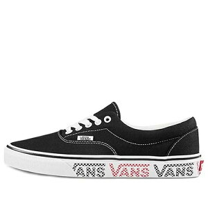 Vans �o���Y �����Y �X�j�[�J�[ �yVans The Era Checker Logo Black VN0A38FRWQ0�z �T�C�Y US_M_4