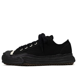 Maison MIHARA YASUHIRO �~�n�����X�q�� �����Y �X�j�[�J�[ �yMaison MIHARA YASUHIRO HANK OG Sole Canvas Low-top Sneaker 'Black' A05FW702-BLKBLK�z �T�C�Y US_10(28.0cm)