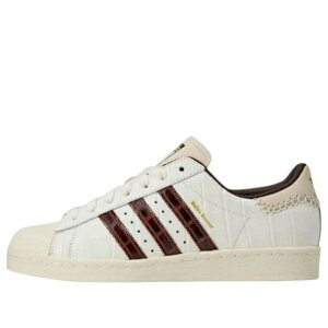 adidas �A�f�B�_�X �����Y �X�j�[�J�[ �yadidas x Wales Bonner Superstar 'White Fox Brown' KH8797�z �T�C�Y US_7(25.0cm)