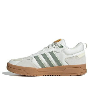 adidas AfB_X Y Xj[J[ yadidas Neo 100DB Basketball Shoes 'Beige White Green' IG1568z TCY US_8(26.0cm)