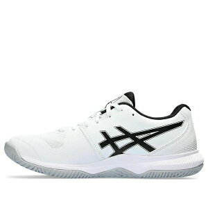 ASICS �A�V�b�N�X �����Y �X�j�[�J�[ �yASICS GEL-Tactic 12 'White Black' 1071A090-100�z �T�C�Y US_6(24.0cm)