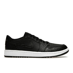 Jordan W[_ Y Xj[J[ yJordan 1 Retro Low Golf Black Crocz TCY US_9.5(27.5cm) Black/Black/Iron Grey/White