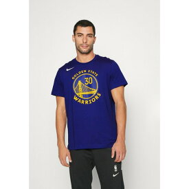 ナイキ メンズ Tシャツ トップス NBA GOLDEN STATE WARRIORS STEPH CURRY NAME AND NUMBER TEE - Print T-shirt - rush blue/curry stephen