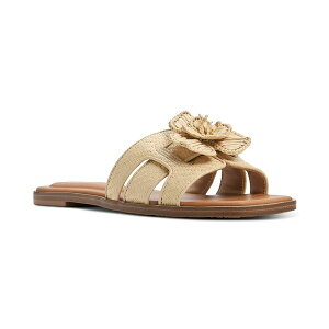 アルド レディース サンダル シューズ Women's Seaflower Flat Sandals Light Beige Raffia