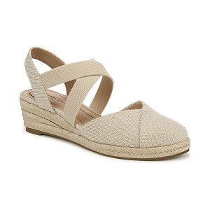 CtXgCh fB[X IbNXtH[h V[Y Women's Kimball Wedge Espadrilles Natural Gold Canvas Fabric