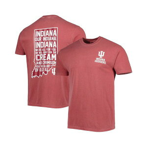 C[W Y Vc gbvX Men's Crimson Indiana Hoosiers Hyperlocal T-shirt Crimson