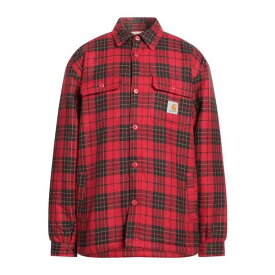 【送料無料】 カーハート メンズ シャツ トップス Shirts Red