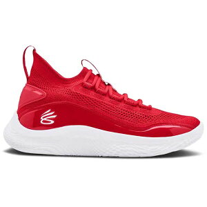 Under Armour A_[A[}[ Y Xj[J[ yUnder Armour Curry Flow 8 Red Whitez TCY US_9(27.0cm) Red/White