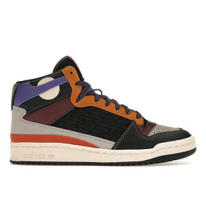 adidas AfB_X Y Xj[J[ yadidas Forum Mid Patchworkz TCY US_5(23.0cm) Core Black/Shadow Red/Clear Granite